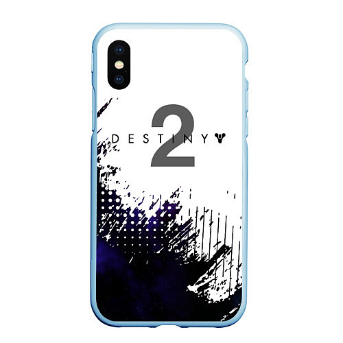 Чехол iPhone XS Max матовый DESTINY 2: BEYOND LIGHT / 3D-Голубой – фото 1