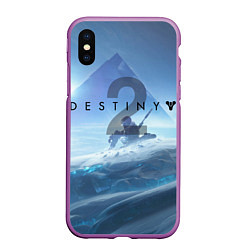 Чехол iPhone XS Max матовый Destiny 2: Beyond Light, цвет: 3D-фиолетовый