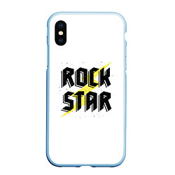 Чехол iPhone XS Max матовый Rock star