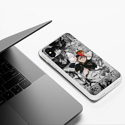 Чехол iPhone XS Max матовый Аста, цвет: 3D-белый — фото 2
