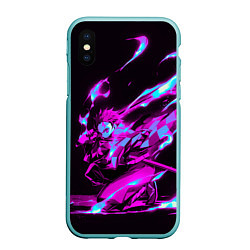 Чехол iPhone XS Max матовый НЕОНОВЫЙ ТАНДЖИРО, цвет: 3D-мятный