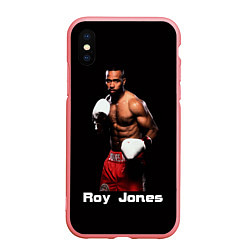 Чехол iPhone XS Max матовый Roy Jones, цвет: 3D-баблгам