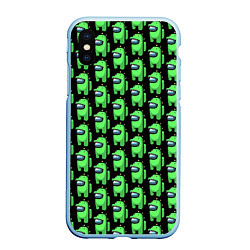 Чехол iPhone XS Max матовый Among Us Crocodile