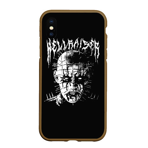 Чехол iPhone XS Max матовый Hellraiser / 3D-Коричневый – фото 1