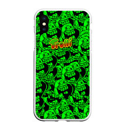 Чехол iPhone XS Max матовый Trolli