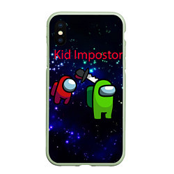 Чехол iPhone XS Max матовый Among us Impostor