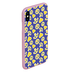 Чехол iPhone XS Max матовый JoJo no Kimyou na Bouken, цвет: 3D-розовый — фото 2