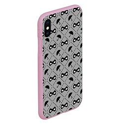Чехол iPhone XS Max матовый АКАДЕМИЯ АМБРЕЛЛА, цвет: 3D-розовый — фото 2