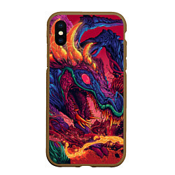 Чехол iPhone XS Max матовый HYPER BEAST