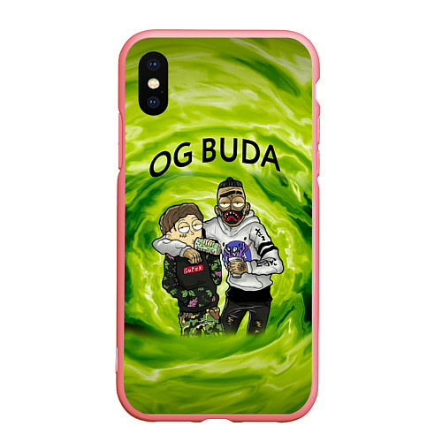 Чехол iPhone XS Max матовый Репер - OG Buda / 3D-Баблгам – фото 1