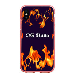 Чехол iPhone XS Max матовый OG Buda, цвет: 3D-баблгам