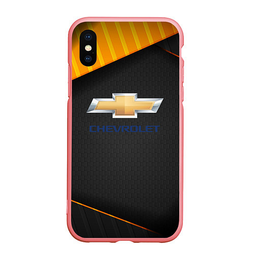 Чехол iPhone XS Max матовый CHEVROLET Шевроле / 3D-Баблгам – фото 1