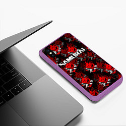 Чехол iPhone XS Max матовый SAMURAI KEANU REEVES, цвет: 3D-фиолетовый — фото 2