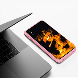 Чехол iPhone XS Max матовый Сказка о хвосте феи, цвет: 3D-баблгам — фото 2