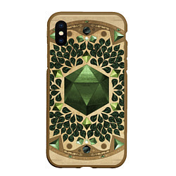 Чехол iPhone XS Max матовый DnD Dices: Pattern