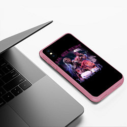 Чехол iPhone XS Max матовый LIL UZI VERT XO TOUR LIF3, цвет: 3D-малиновый — фото 2