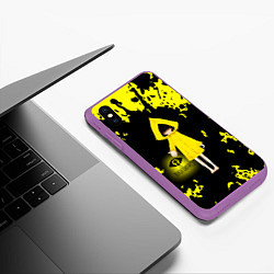 Чехол iPhone XS Max матовый Little NightmaresШестая, цвет: 3D-фиолетовый — фото 2