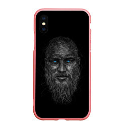 Чехол iPhone XS Max матовый Ragnar Lodbrok, цвет: 3D-баблгам