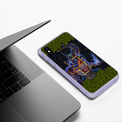 Чехол iPhone XS Max матовый Суд Анубиса Скин CS:GO, цвет: 3D-светло-сиреневый — фото 2
