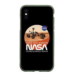 Чехол iPhone XS Max матовый NASA - Perseverance