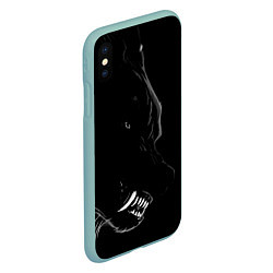 Чехол iPhone XS Max матовый Wolf, цвет: 3D-мятный — фото 2