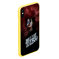 Чехол iPhone XS Max матовый Билли Айлиш, цвет: 3D-желтый — фото 2