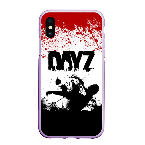 Чехол iPhone XS Max матовый ДЕЙЗИ ОБЛОЖКА DAYZ Z / 3D-Сиреневый – фото 1