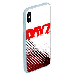 Чехол iPhone XS Max матовый Dayz, цвет: 3D-голубой — фото 2