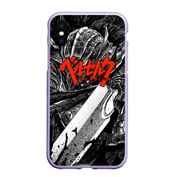 Чехол iPhone XS Max матовый BERSERK БЕРСЕРК