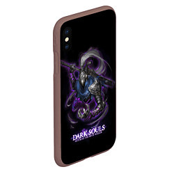 Чехол iPhone XS Max матовый Dark souls Abyss walker, цвет: 3D-коричневый — фото 2