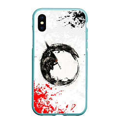 Чехол iPhone XS Max матовый BERSERK БЕРСЕРК, цвет: 3D-мятный