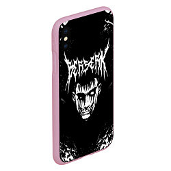 Чехол iPhone XS Max матовый BERSERK БЕРСЕРК, цвет: 3D-розовый — фото 2