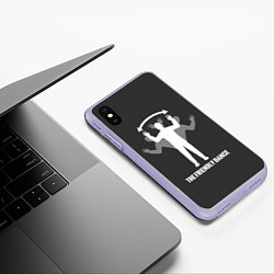 Чехол iPhone XS Max матовый Френдли DayZ, цвет: 3D-светло-сиреневый — фото 2