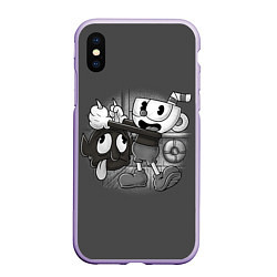 Чехол iPhone XS Max матовый CUPHEAD