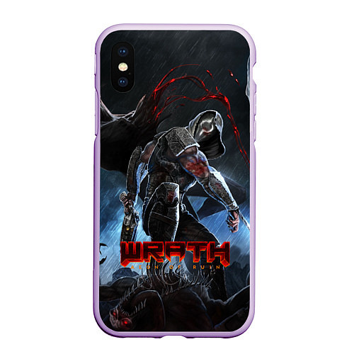 Чехол iPhone XS Max матовый WRATH: Aeon of Ruin / 3D-Сиреневый – фото 1