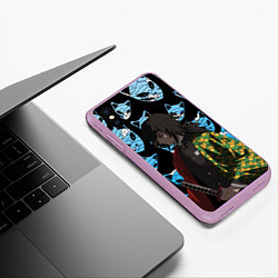 Чехол iPhone XS Max матовый ГИО ТОМИОКА КЛИНОК, цвет: 3D-сиреневый — фото 2