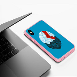 Чехол iPhone XS Max матовый Бог войны, цвет: 3D-баблгам — фото 2