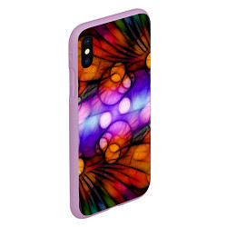 Чехол iPhone XS Max матовый Яркое преображение, цвет: 3D-сиреневый — фото 2