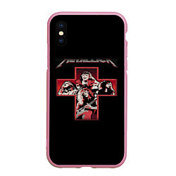 Чехол iPhone XS Max матовый METALLICA