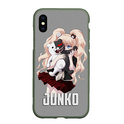 Чехол iPhone XS Max матовый MONOKUMA JUNKO