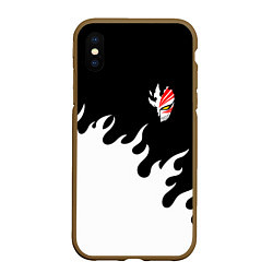 Чехол iPhone XS Max матовый BLEACH FIRE БЛИЧ ОГОНЬ, цвет: 3D-коричневый