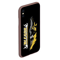 Чехол iPhone XS Max матовый Shinigami mask Bleach, цвет: 3D-коричневый — фото 2