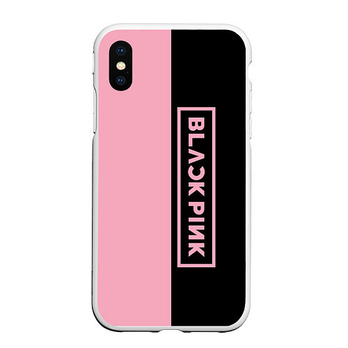 Чехол iPhone XS Max матовый BLACKPINK / 3D-Белый – фото 1