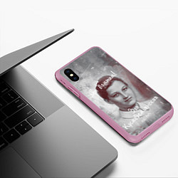 Чехол iPhone XS Max матовый Зоя Космодемьянская: Мы помним!, цвет: 3D-розовый — фото 2