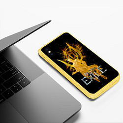 Чехол iPhone XS Max матовый Path of Exile, цвет: 3D-желтый — фото 2