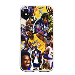 Чехол iPhone XS Max матовый КОБИ БРАЙАНТ KOBE BRYANT