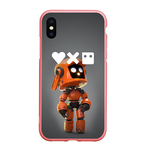 Чехол iPhone XS Max матовый Love, Death and Robots K-VRC Z / 3D-Баблгам – фото 1