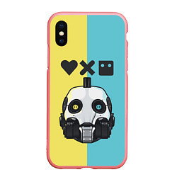 Чехол iPhone XS Max матовый XBOT 4000 Love, Death and Robots Z, цвет: 3D-баблгам