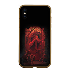 Чехол iPhone XS Max матовый Love, Death and Robots Khanivore спина Z