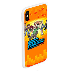 Чехол iPhone XS Max матовый Scott Pilgrim, цвет: 3D-белый — фото 2